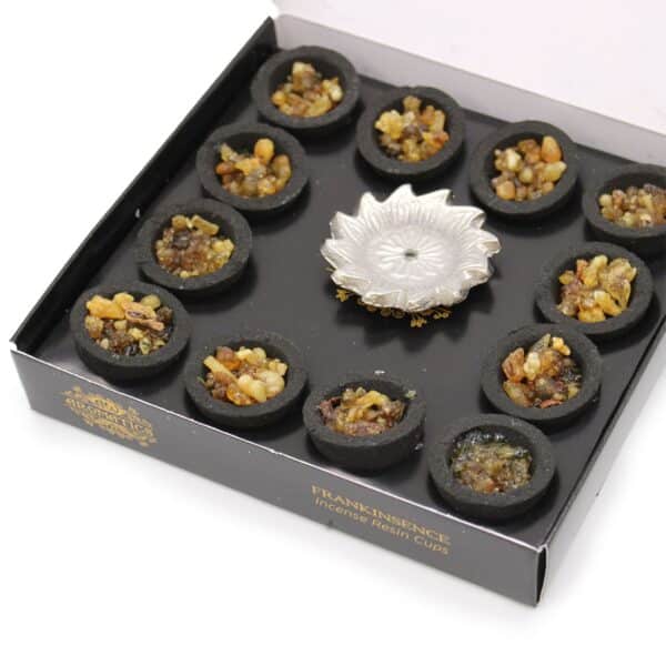 Caja de 12 Copas de resina - Incienso - Imagen 3