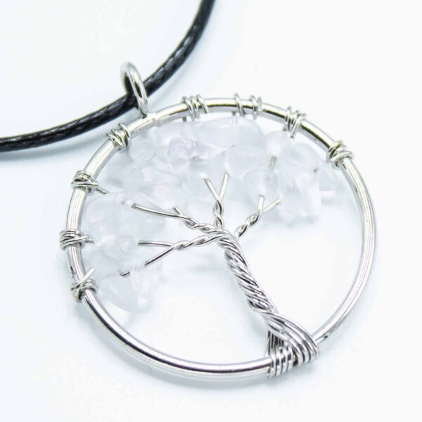 Colgante Árbol de la Vida - Cristal de Roca - Imagen 4