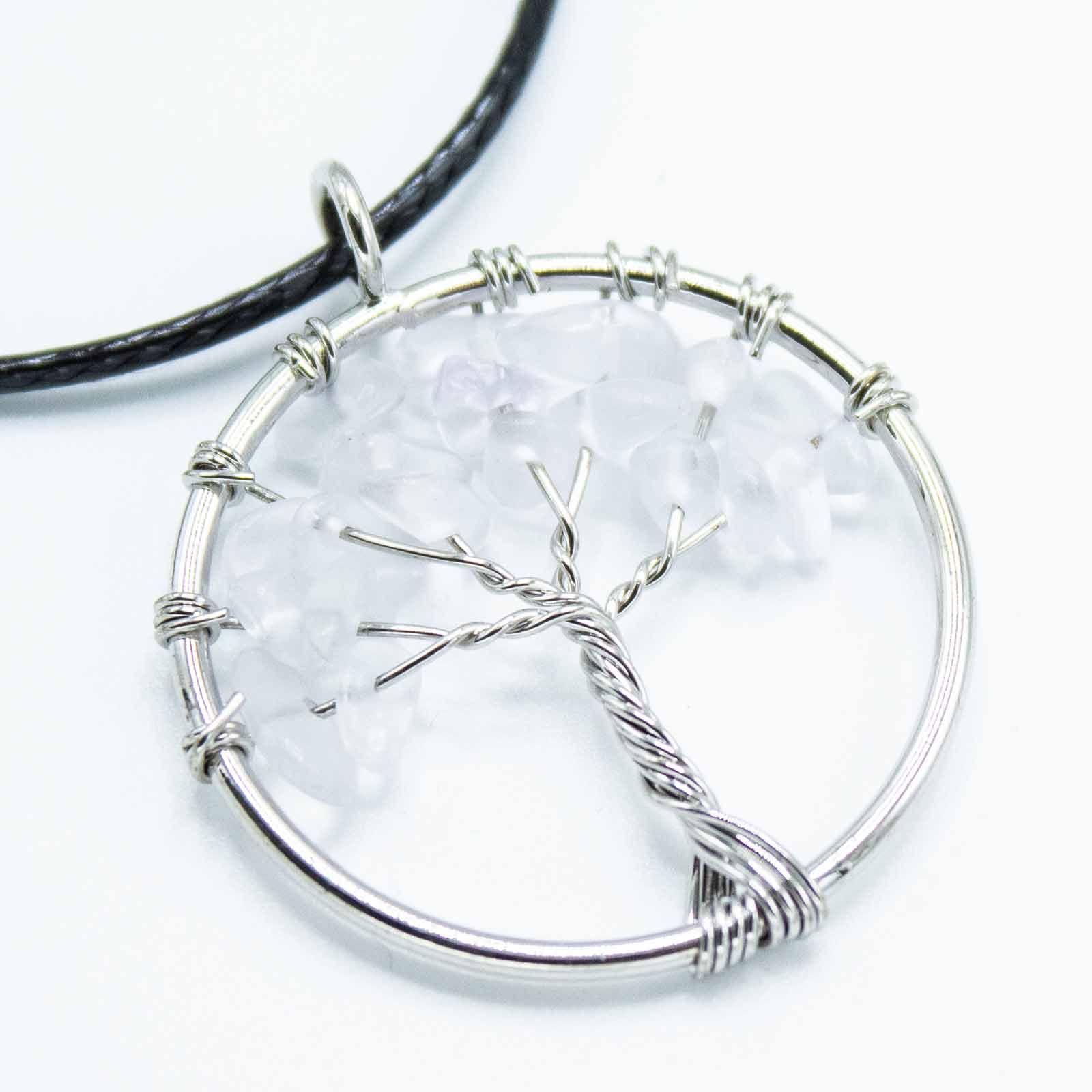 Colgante Árbol de la Vida - Cristal de Roca - Imagen 4