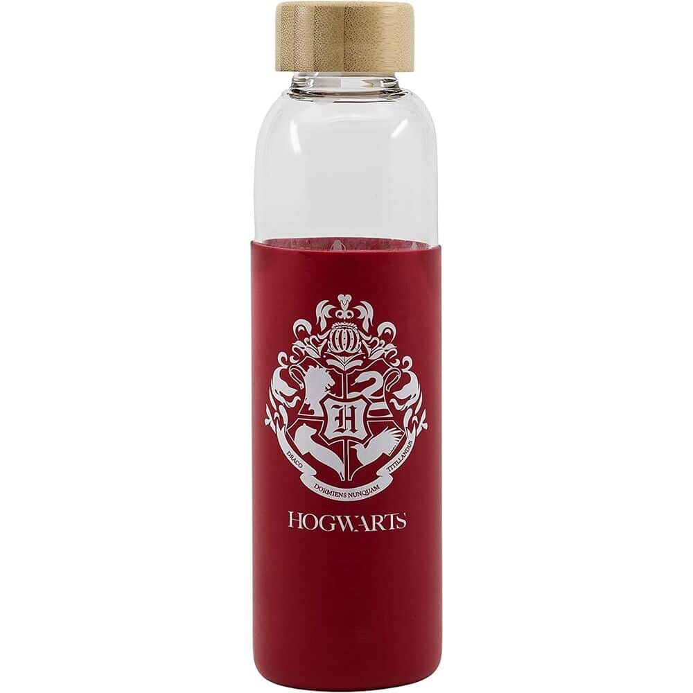Botella cristal Harry Potter funda silicona 585ml