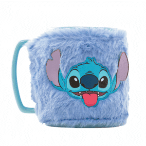Taza funda de peluche Stitch Disney 440ml