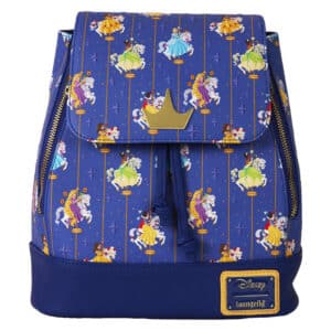 Mochila Carousel Princesas Disney Loungefly 26cm