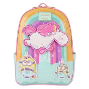 Mochila Fluffy Unicorn Minions Loungefly 30cm