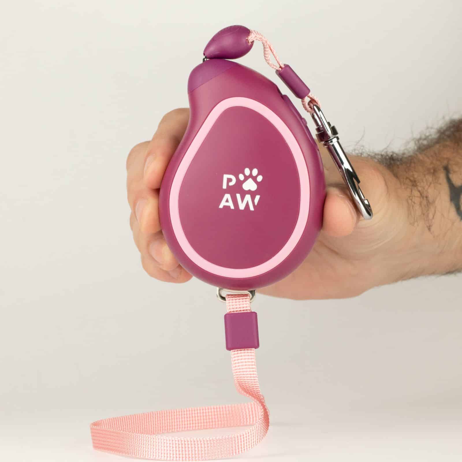 Correa para mascotas Paw Pet - Mango mini - Ciruela - 3 m - Imagen 2