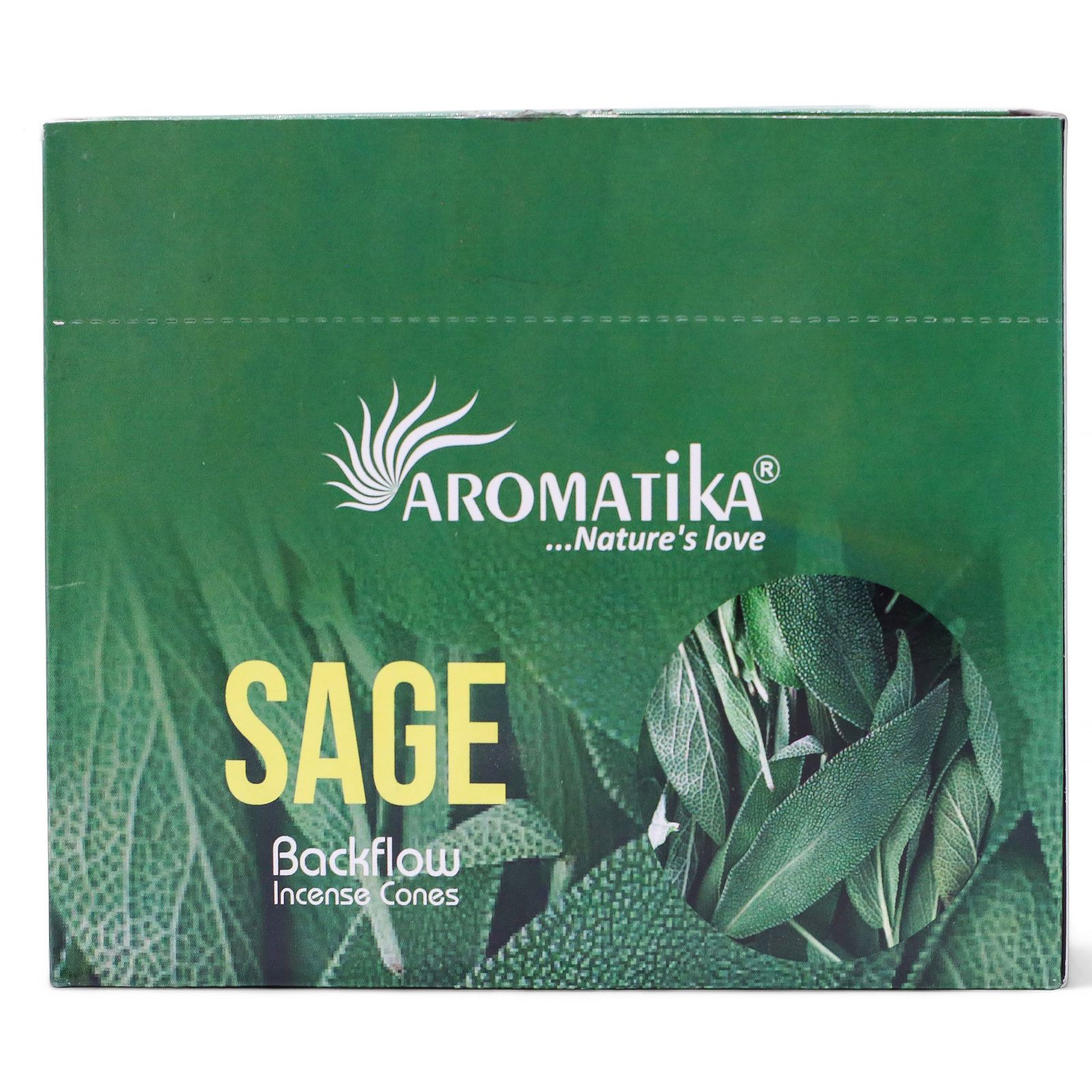 Paquete de 10 Inciensos Masala Backflow - Salvia - Imagen 5