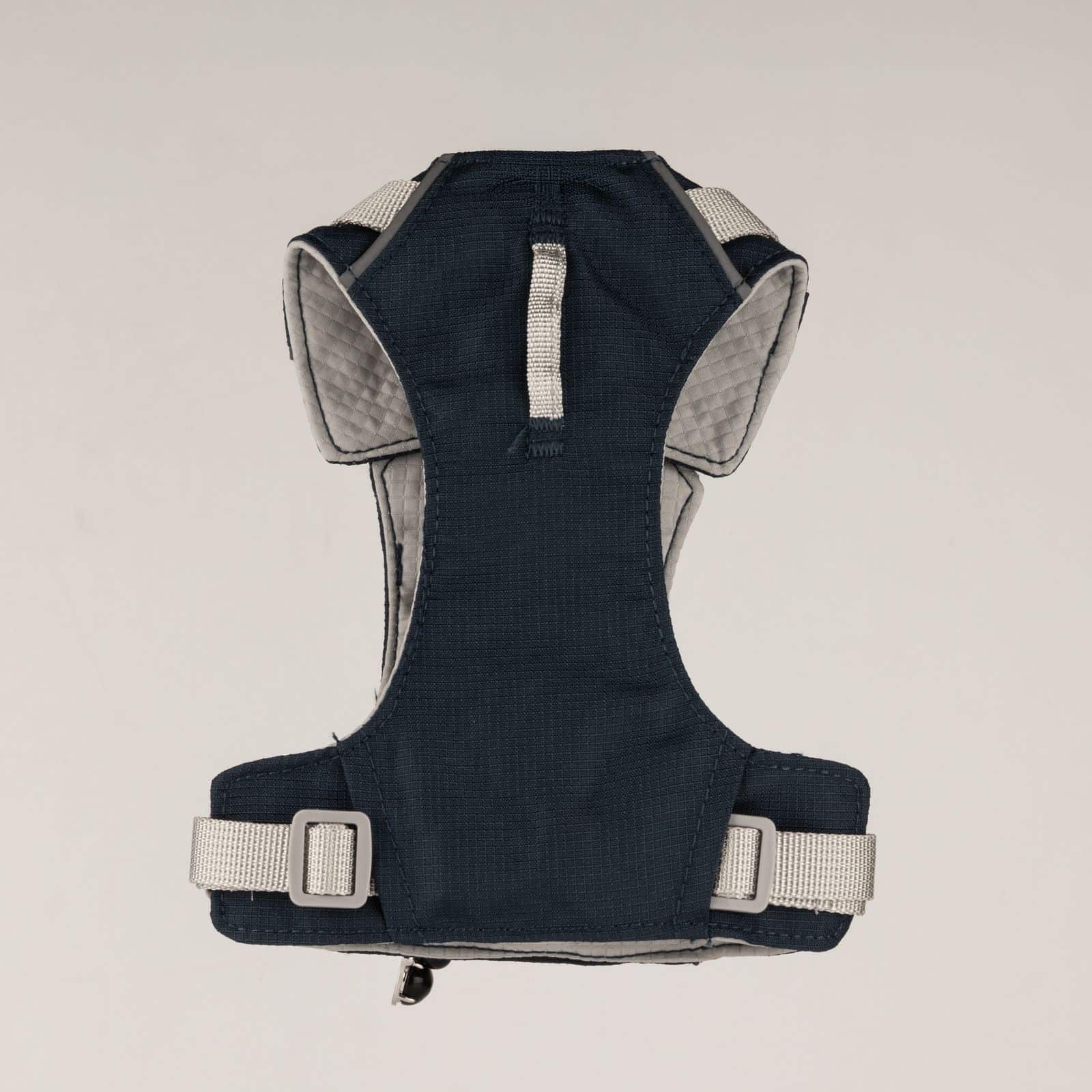 PAW - XS (2-4 kg) Arnés de paso para perros Guardian con malla reflectante - Rock Grey - Black Obsidian Charm - Imagen 7