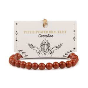 Pulsera de Poder Pequeña (17 cm x 6 mm) - cornalina