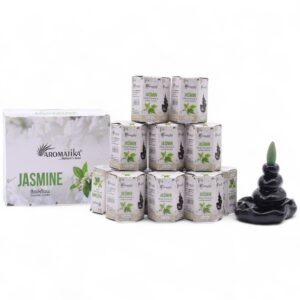 Paquete de 10 Incienso Masala Backflow - Jazmín