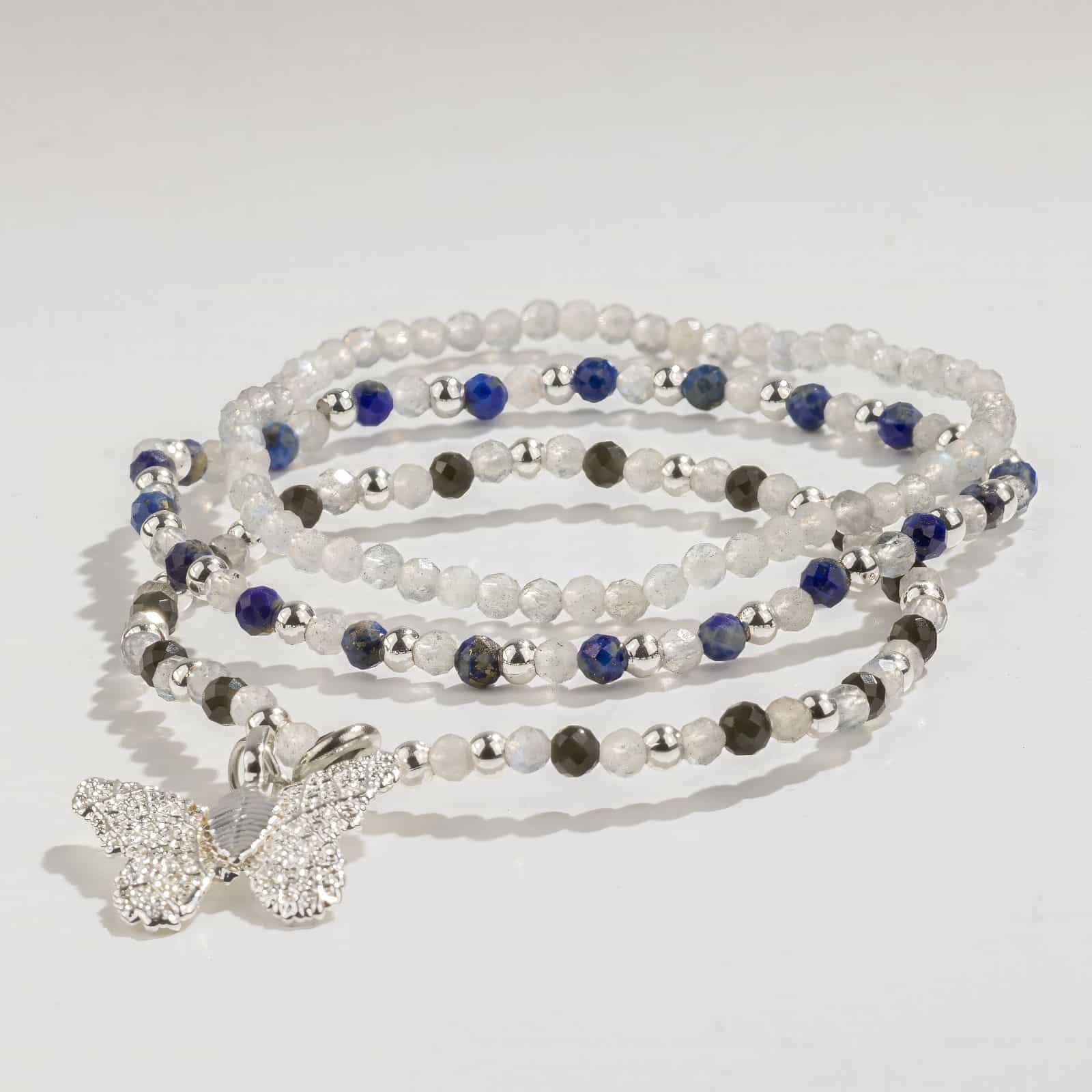 Nymph Spirit Conjunto de pulseras de gemas - Auroras boreales - Imagen 3