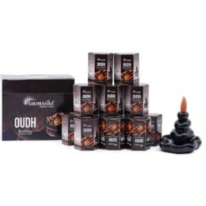 Paquete de 10 Incienso Masala Backflow - Oudh