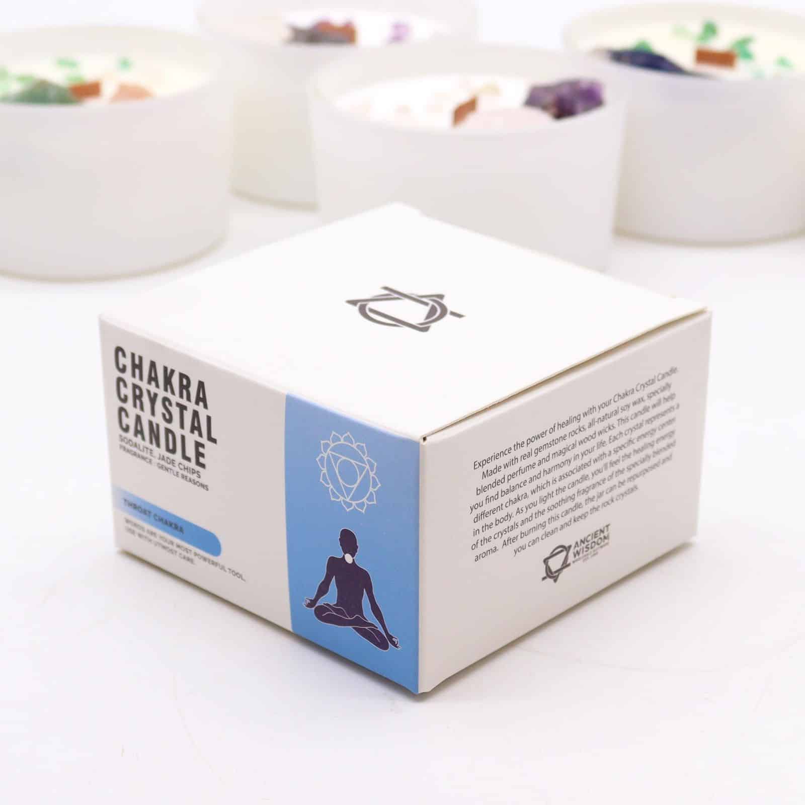 Velas de Cristal de Chakra - Chakra de la garganta - Imagen 4