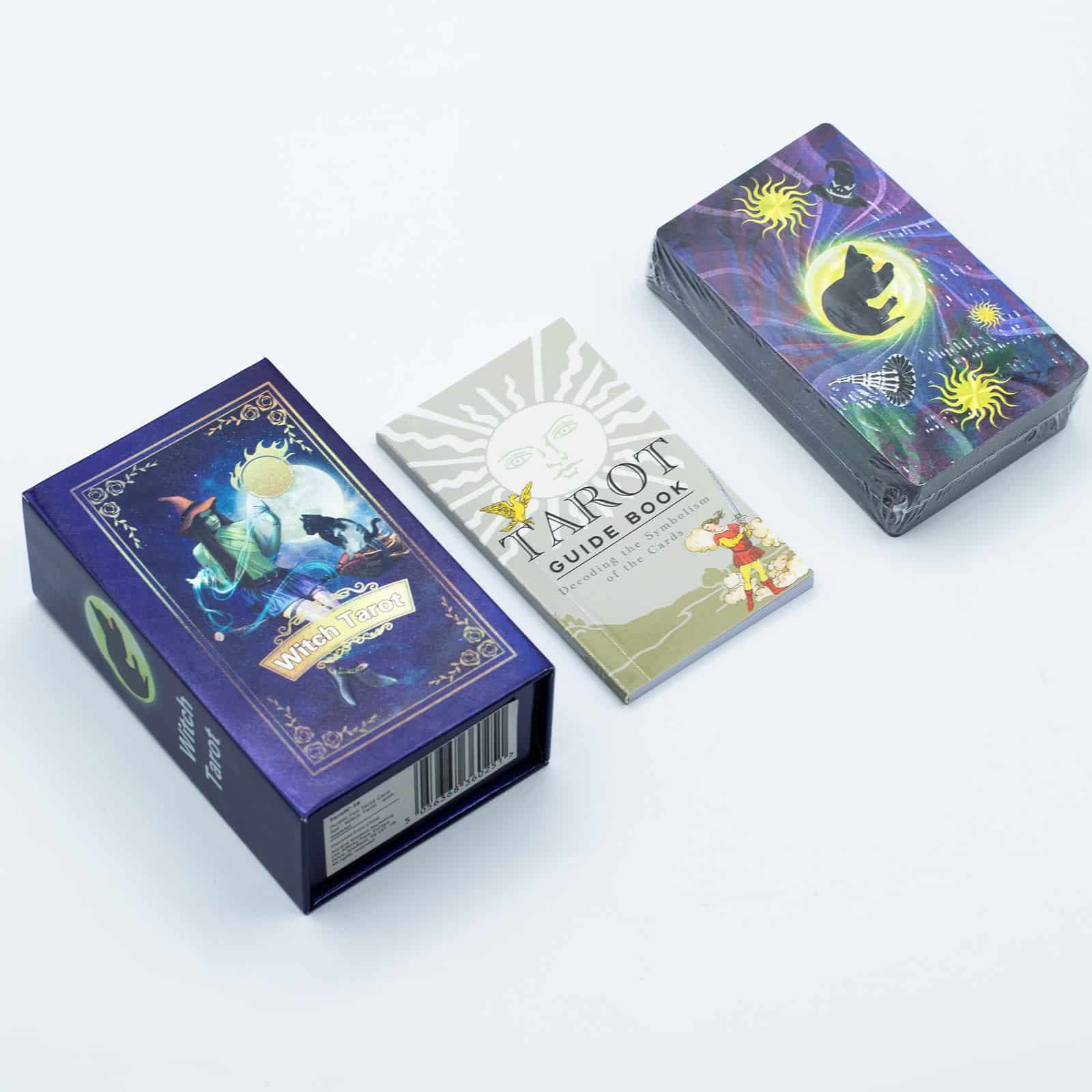 Conjunto de cartas de Tarot con lámina púrpura - Tarot de la Bruja - con folleto - Imagen 2