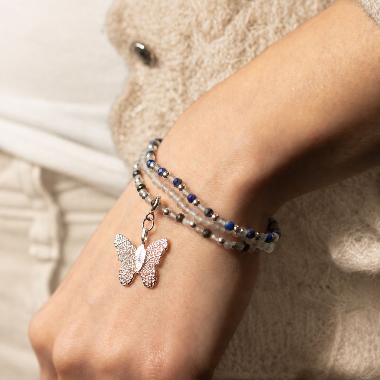 Nymph Spirit Conjunto de pulseras de gemas - Auroras boreales - Imagen 5