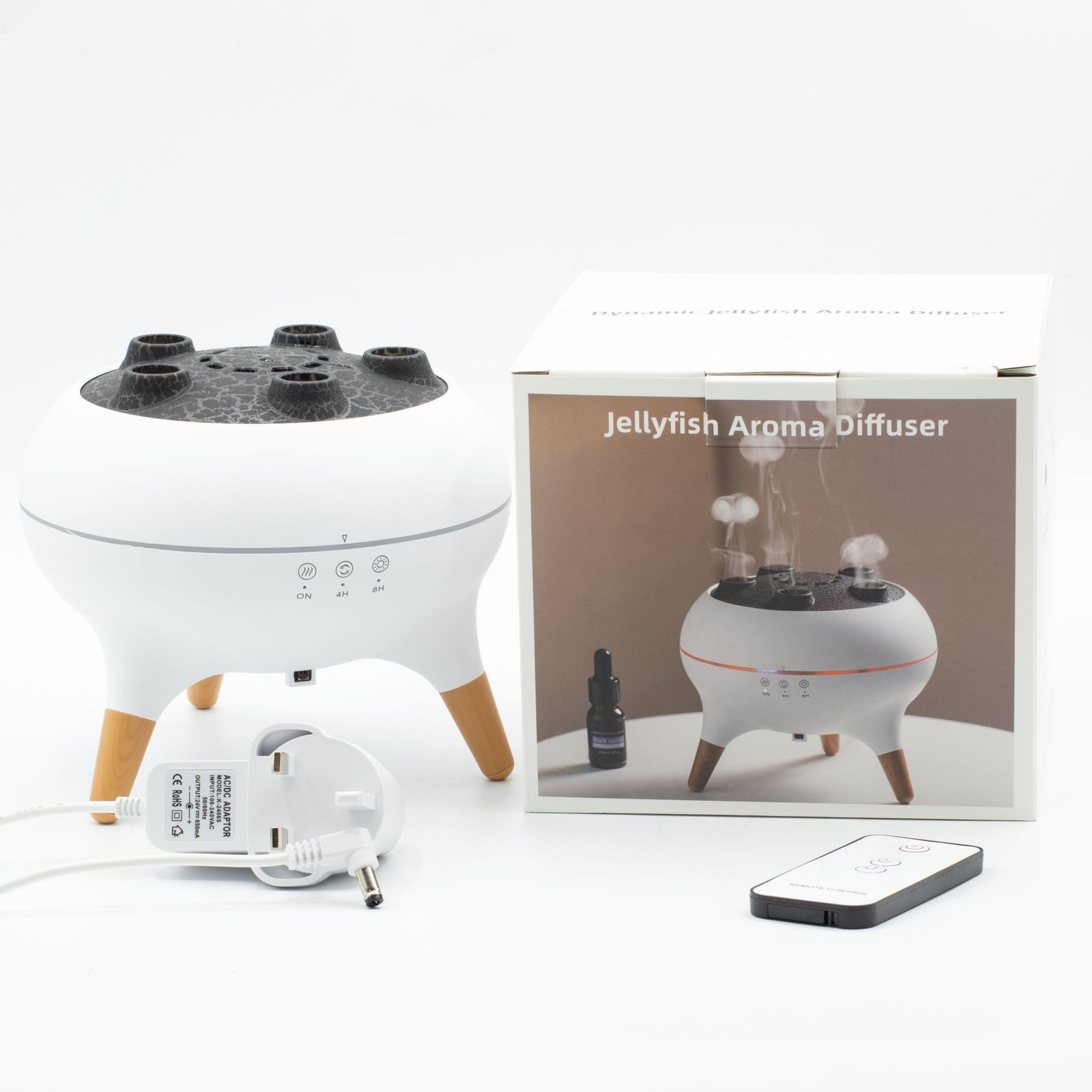 Difusor de aromas con efecto Jellyfish Puff y LED de cambio de color - Imagen 8
