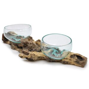 Vidrio en soporte doble extragrande - 70 cm