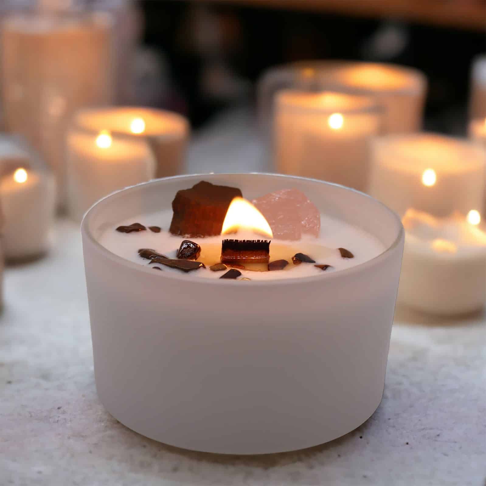Velas de Cristal de Chakra - Chakra Sagrado - Imagen 3