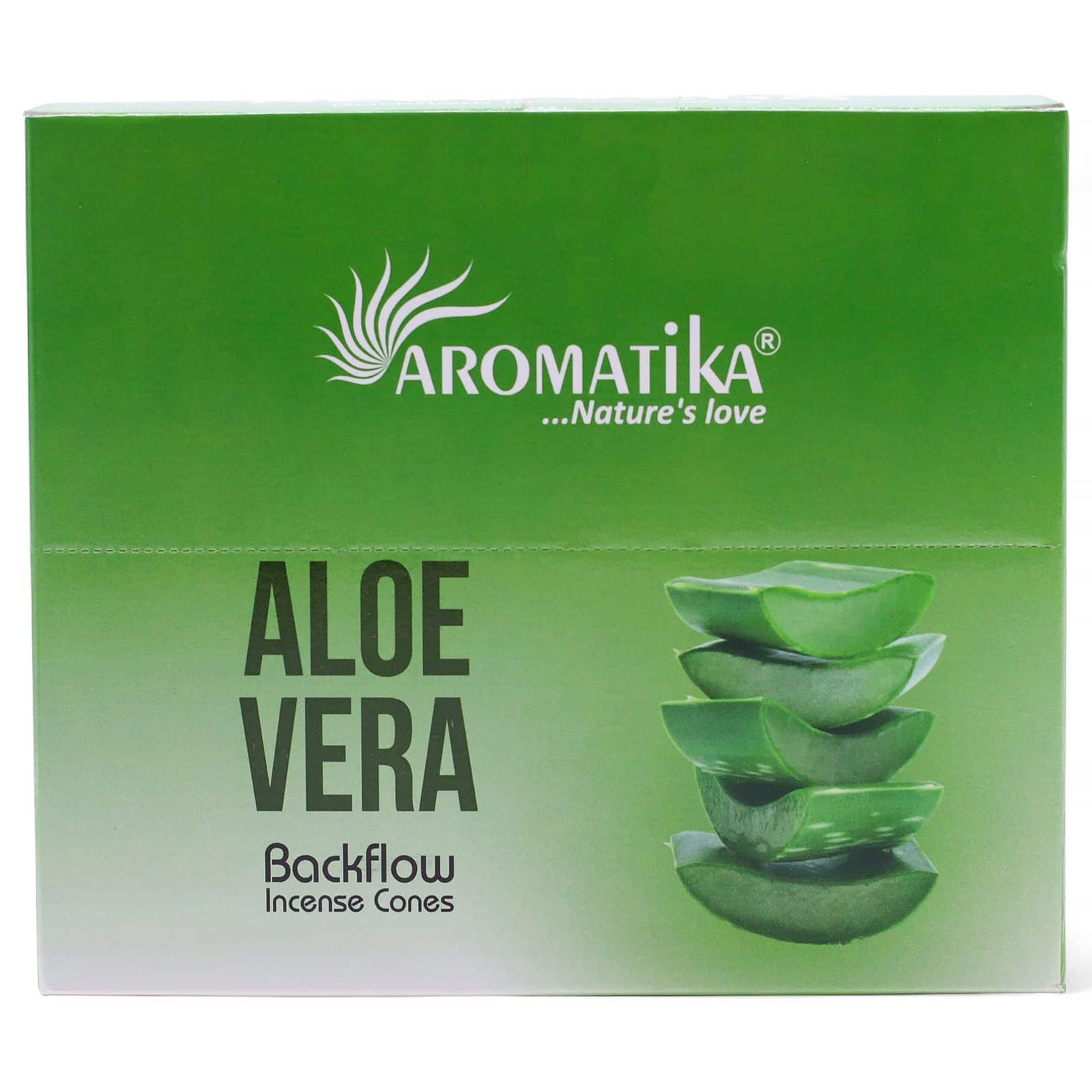 Pack de 10 Incienso Masala Backflow - Aloe Vera - Imagen 5