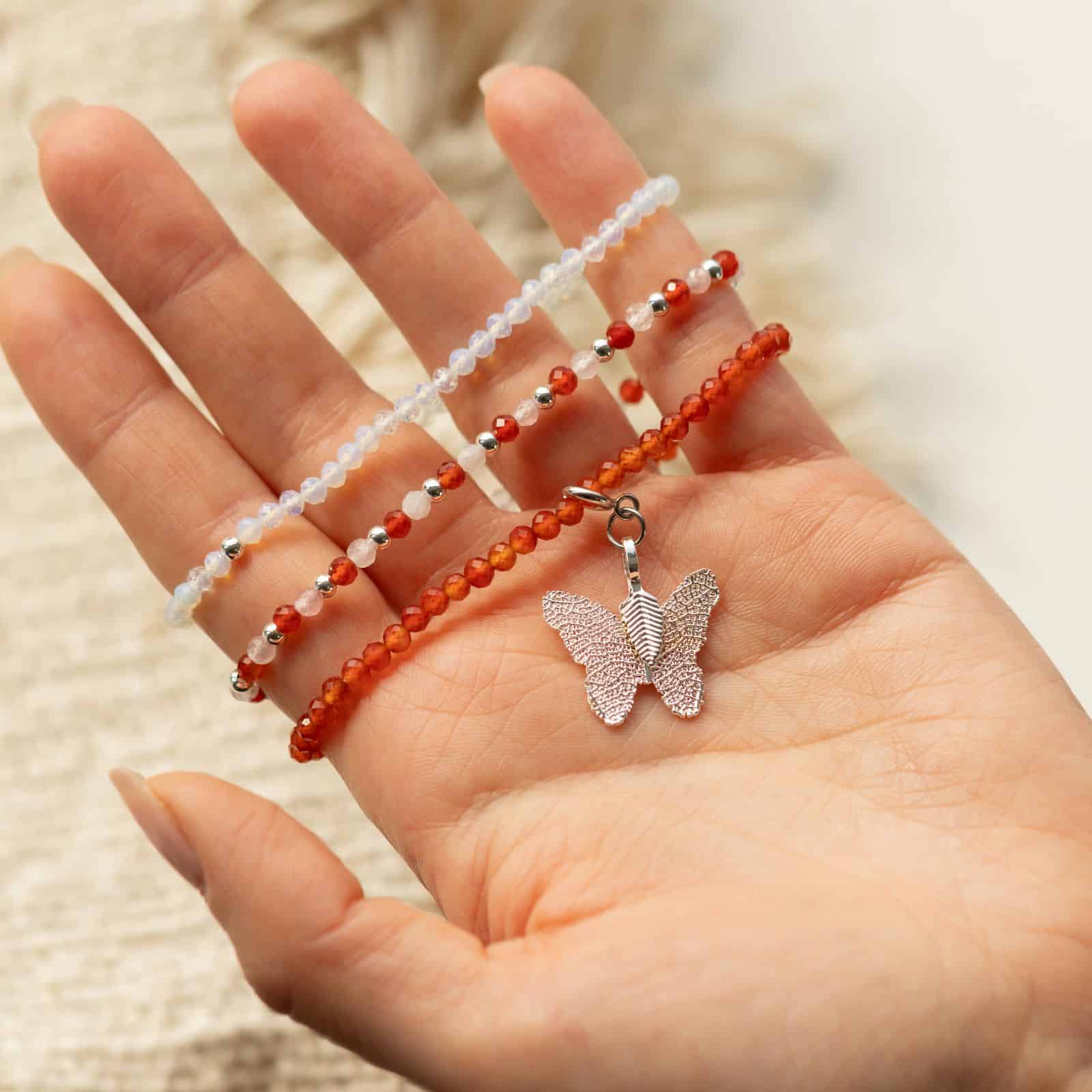 Conjunto de pulseras con piedras preciosas del Espíritu Ninfa - Luna de Sangre - Imagen 6