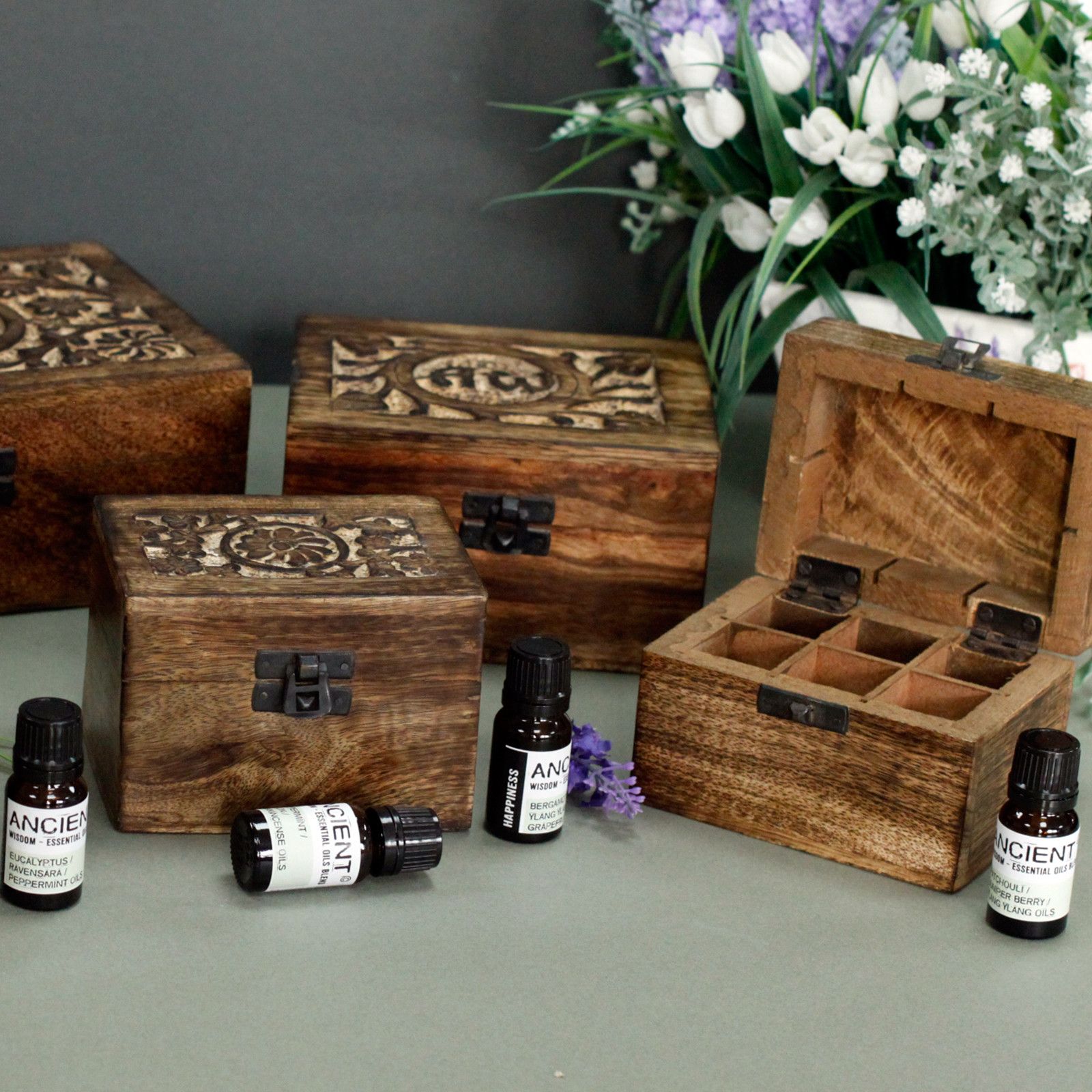 Caja de Aromaterapia Mango - Floral (holds 32) - Imagen 4