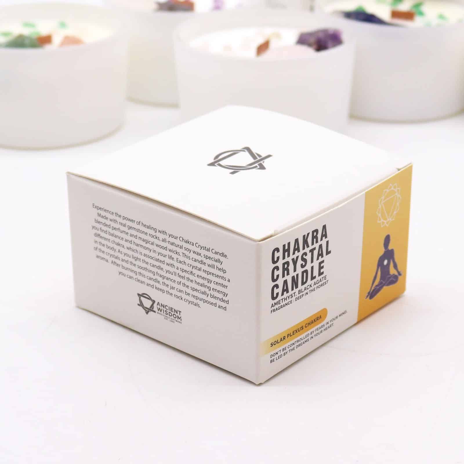Velas de Cristal de Chakra -Chakra del plexo solar - Imagen 4