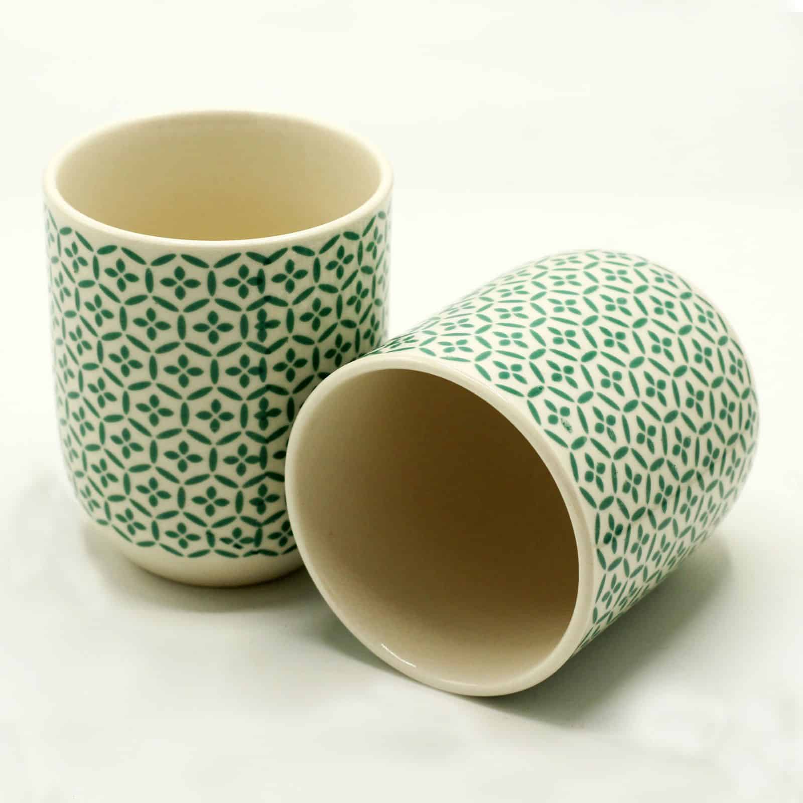 Tazas de te - Mosiac verde - Imagen 2