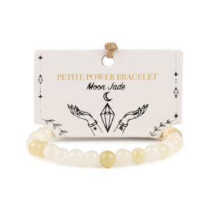 Mini Pulsera de Poder (17 cm x 6 mm) - Jade de la Luna